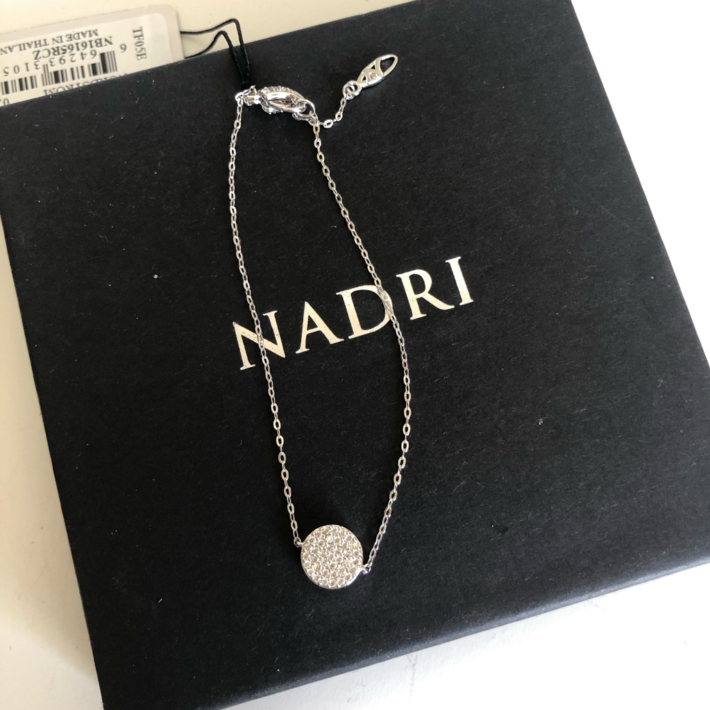 Nadri Cubic Zirconia Circle Bracelet